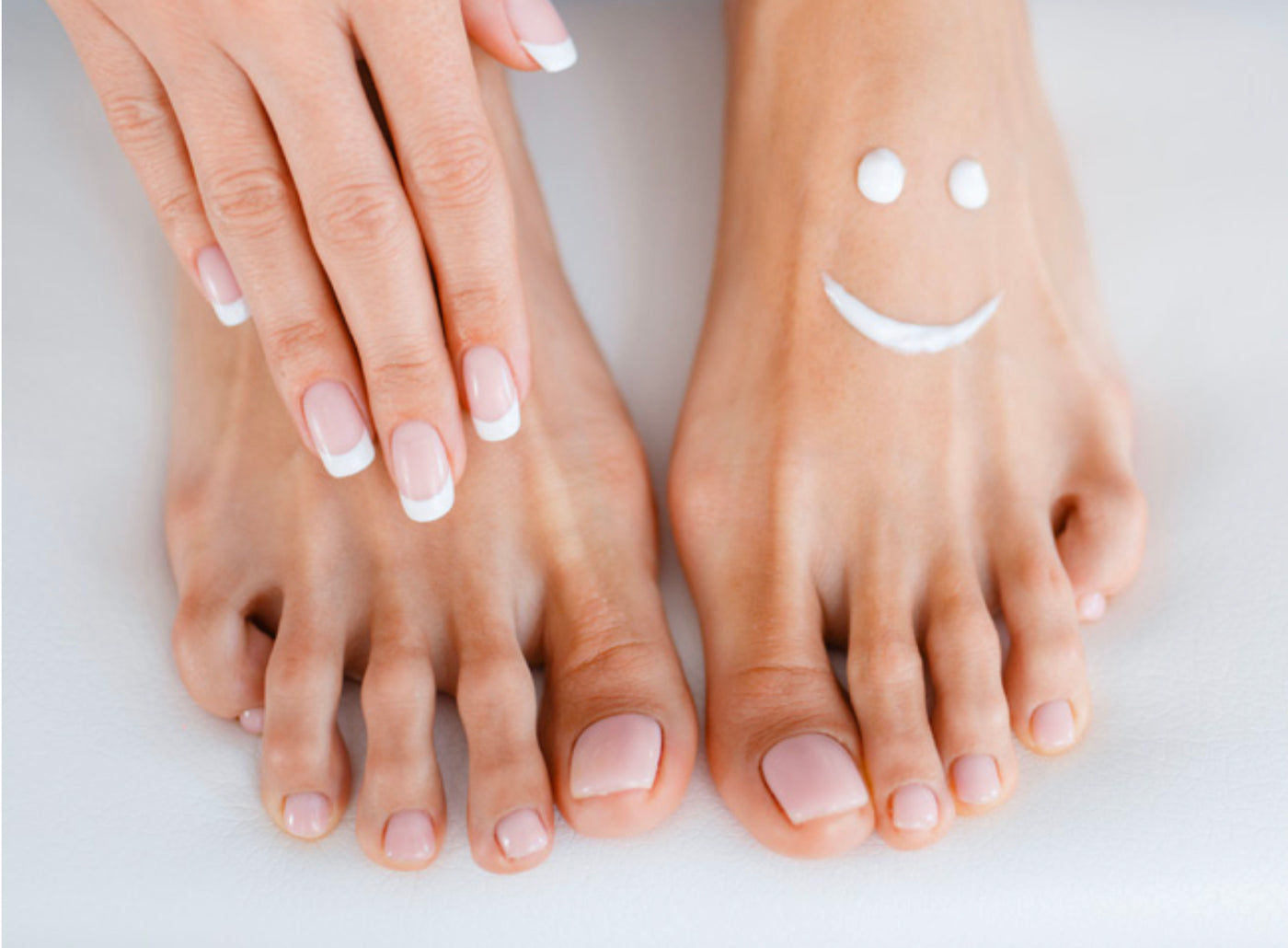 Healthy, well-cared-for feet and hands