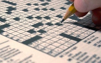 Crosswords on paper