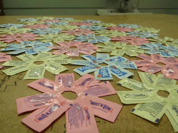 Artificial sweetener packets
