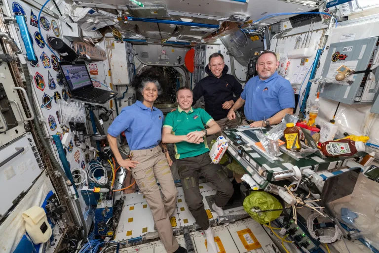 NASA crew aboard the space station
